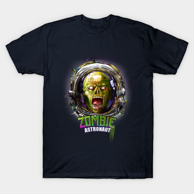 Zombie Astronaut T-Shirt by FerMinem